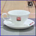 P &amp; T Porzellan Fabrik High Tea Stunde Porzellan Teetasse &amp; Untertasse mit Logo